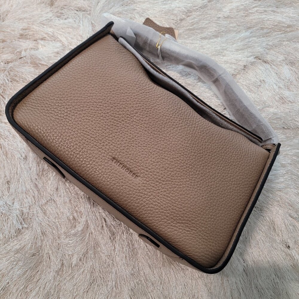 The Horse Clementine Crossbody Purse in Taupe